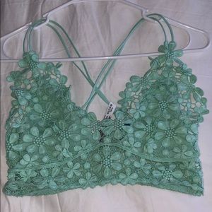 Free People Mint Bralet Size S
